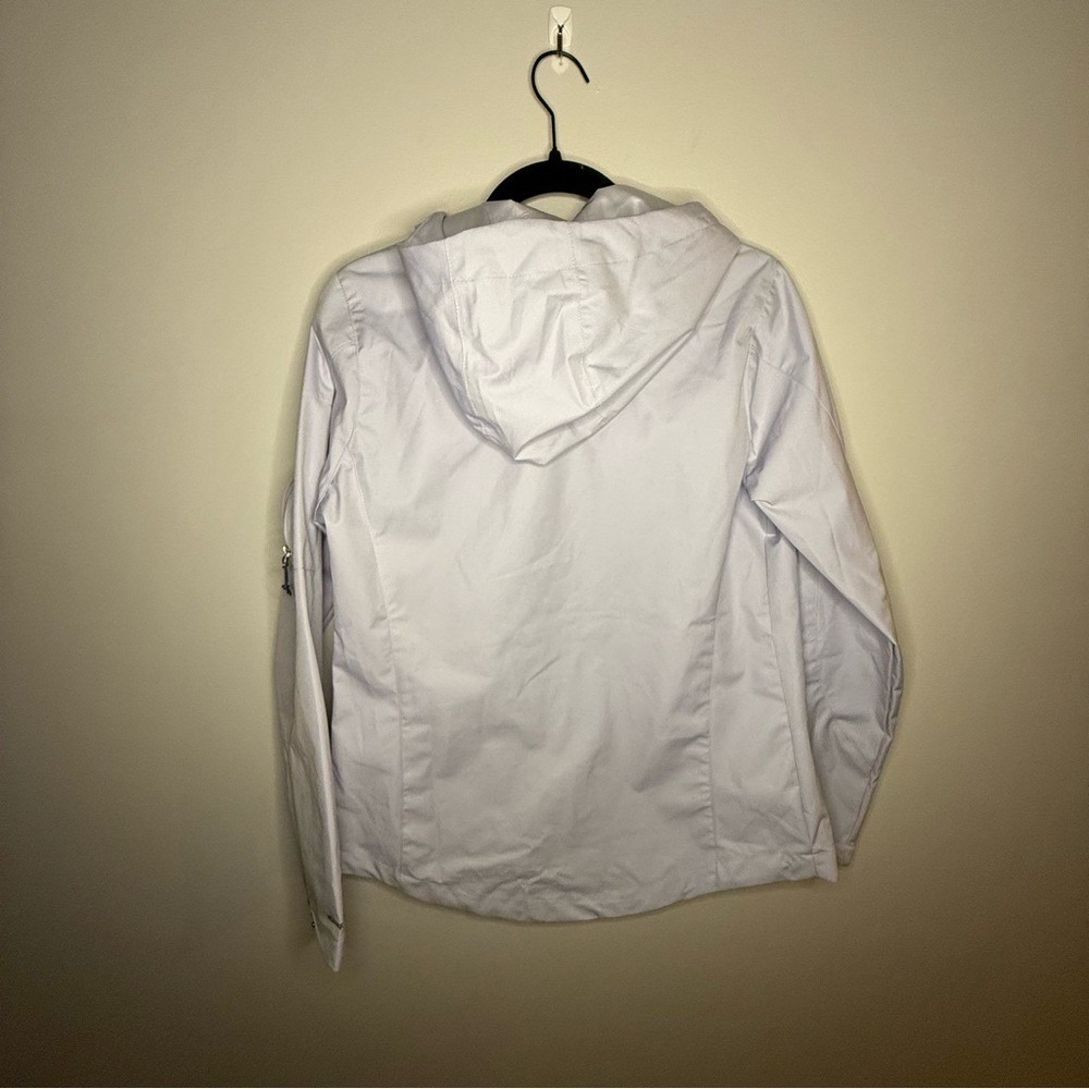 Avalanche Outdoor Supply Co Womens Medium Gray Full Zip Hooded Weather Jacket - Picture 11 of 13